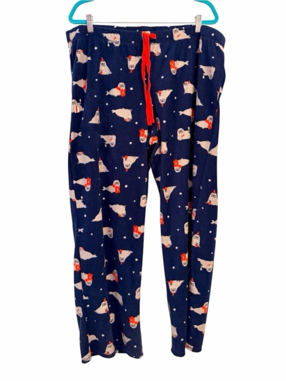 JENNI INTIMATES XXL Holiday Fleece Pajama Pants Walrus NEW